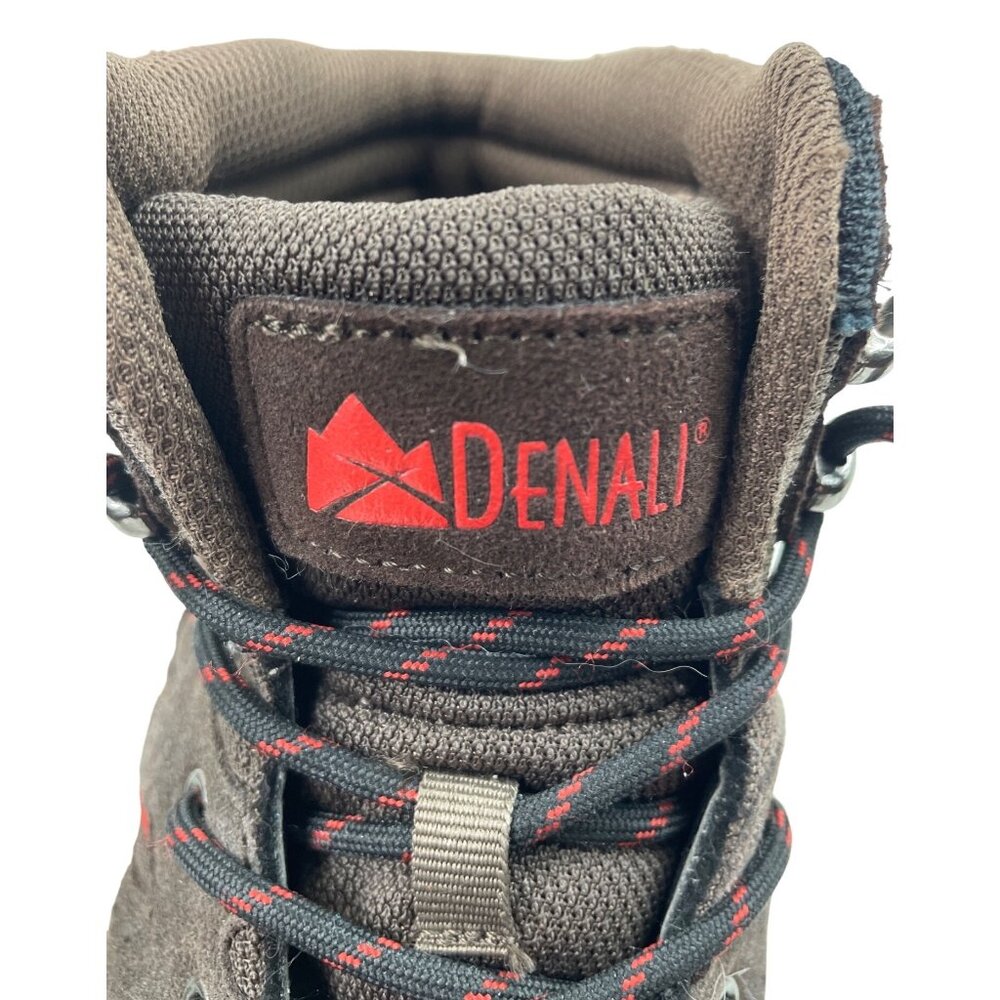 Denali Mens Waterproof Hiking Boots Brown/Black/Red Size 7 Outdoor Trail Shoes - Picture 13 of 14